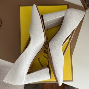 NEW IN BOX White Block Pumps - Circus by Sam Edelman